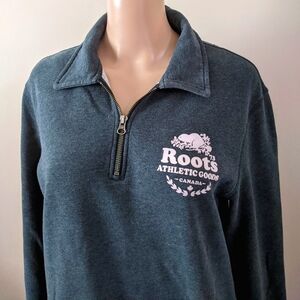 Vintage Roots 1/4 zip hoodie, men's xs